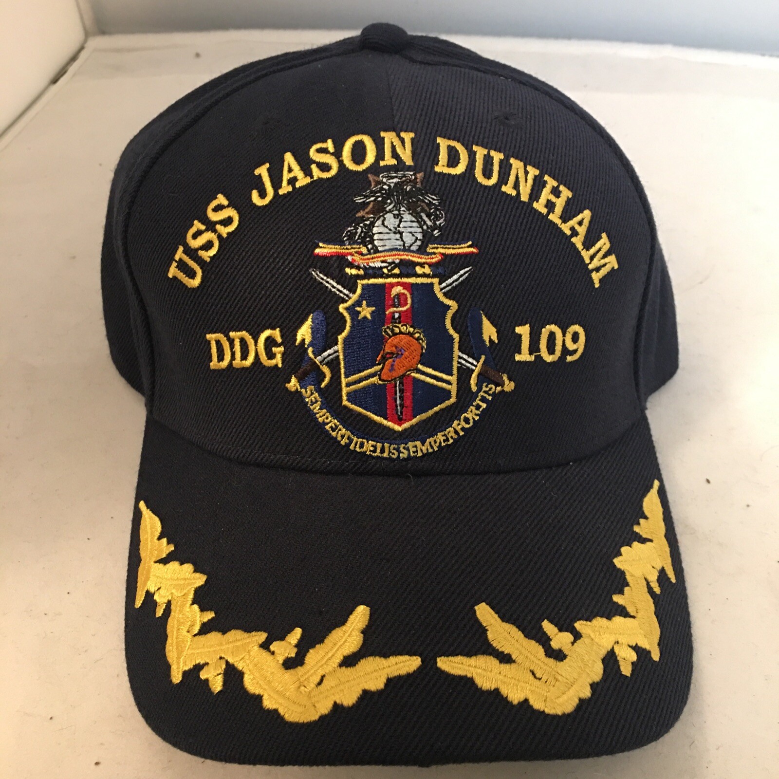 USS Jason Dunham DDG 109 Black Snips Of VB Baseball Cap One Size eBay