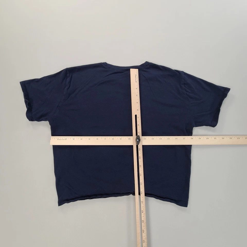 Camisa Hollister feminina azul média casual ao ar livre todos os dias cropped feminina - Imagem 3 de 4