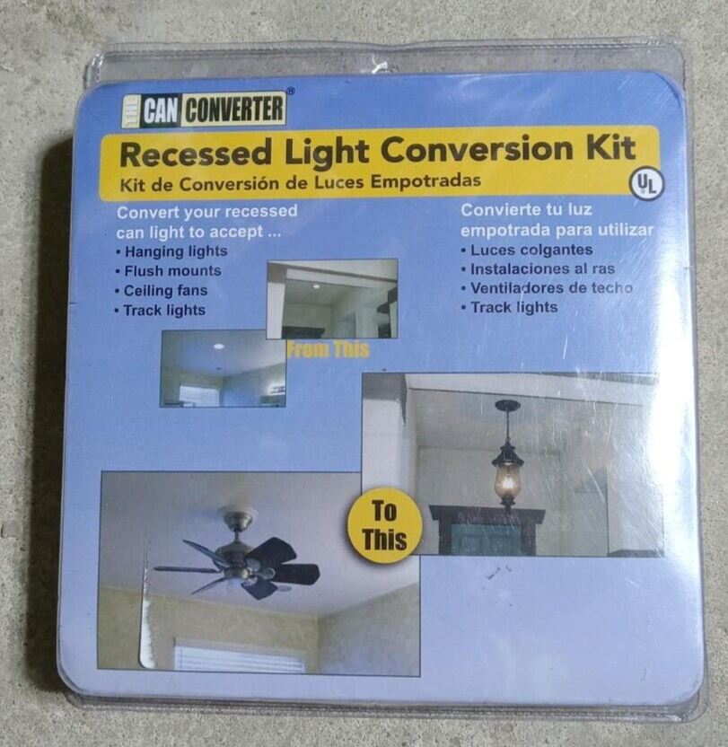 The Can Converter Recessed Can Light Conversion Kit 5" 6" Lights Fan