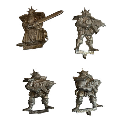 Target Warzone Dark Legion Illian High Templar Lot of 4 Miniatures Figures RPG