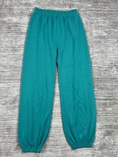 Vintage Sears Pants Girls 14 Green Sweatpants Acrylic