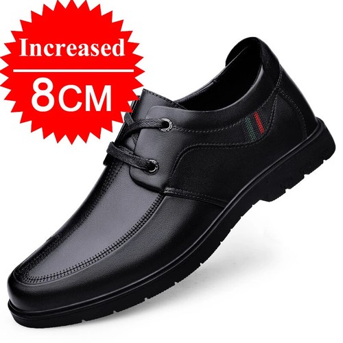 Sneakers Men Elevator Shoes Invisible Height Increase Shoes 6/8CM Sports Shoes - Picture 26 of 29