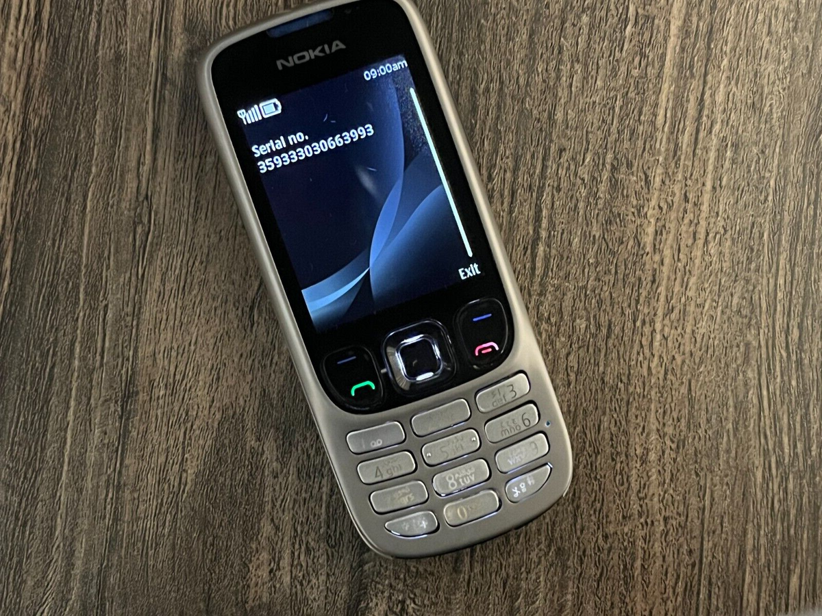 Nokia 6301 Rouge – Téléphone Portable Vintage Débloqué, Neuf, 2G
