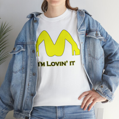 I'm Lovin' it 2blk McDonalds Stripper leg arches Men's Short Sleeve T Shirt