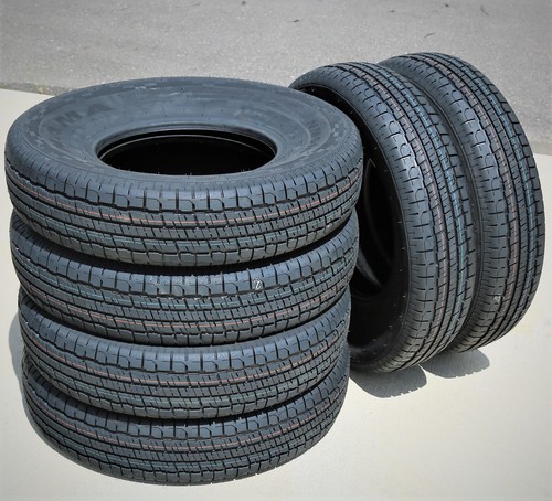 2 Tires Nama NM616 Semi-Steel ST 235/80R16 Load F 12 Ply Trailer - Picture 7 of 8