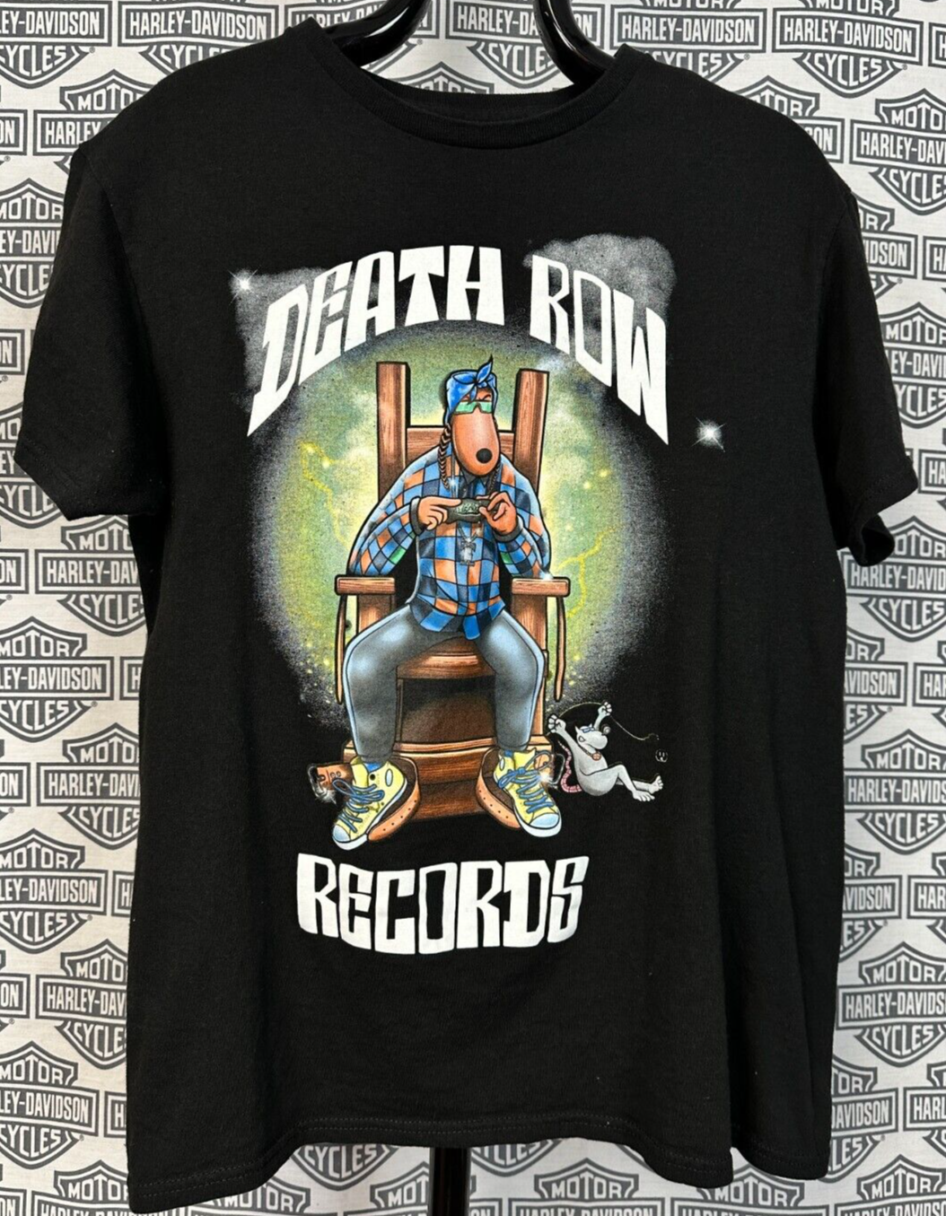 FILA T shirt Death Row Records Crooks & Castles maglietta hip hop rap media per adulti tupac