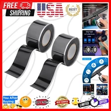 2 Rolls Grip Tape, 1IN X 10FT Grip Tape for Handles, Silicone Rubber Wrap for Pu