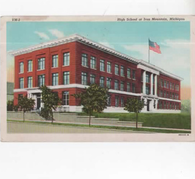 Iron Mountain Michigan  High School 1951