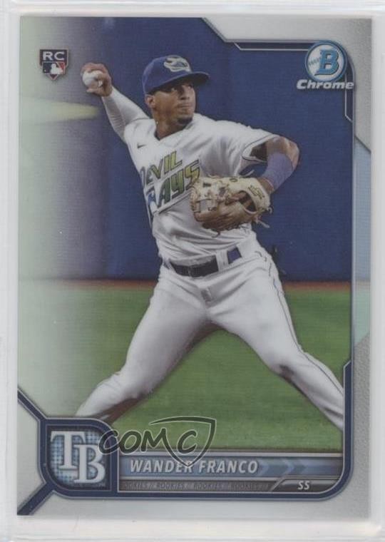 2022 Bowman Chrome Refractor 257/499 Wander Franco #10 0b3