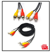   10Ft 3RCA Male to Female Audio Composite Extension Video Cable DVD