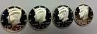 1993 1995 2001 2008 90% Silver Proof Kennedy 4 Half Dollars $2 Face Value FV