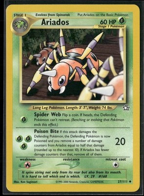 Pokémon - Ariados 27/111 Neo Genesis LP