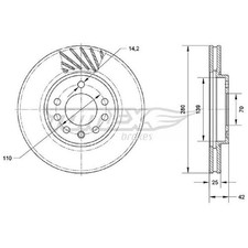 2x Bremsscheibe vorne für Opel Zafira A T98 B A05 Zafira-Zafira | 160774