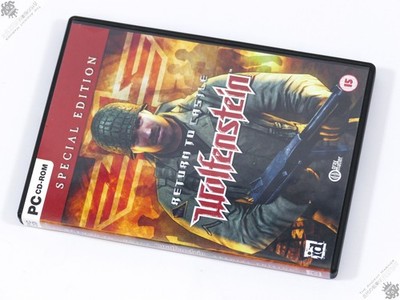 IBM PC RETURN TO CASTLE WOLFENSTEIN CD ROM COMPUTER VIDEOSPIEL 2002 ID SOFTWARE