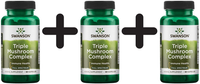 3 X Swanson Full Spectrum Triple Mushroom Complex - 60 Caps (170,30 Eur/Kg)