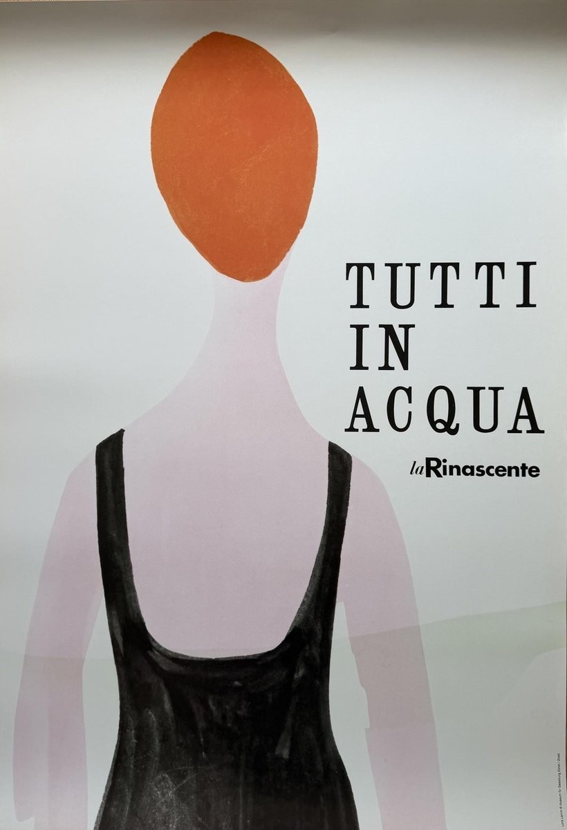 Manifesto pubblicitario per la Rinascente, Lora Lamm