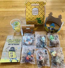 Bob Esponja Pantalones Cuadrados 2025 Burger King Juguetes Set
