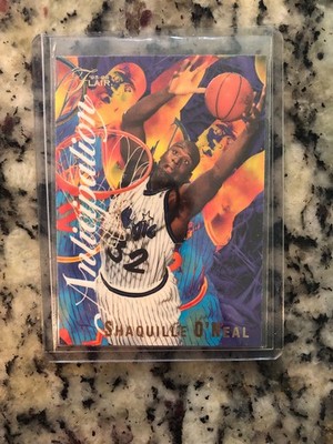 1995/96 Flair SHAQUILLE O NEAL  ANTICIPATION  SSP INSERT 7 OF 10 FLEER RARE 