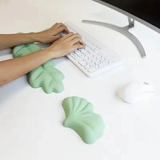 Leaf Keyboard Wrist Guard Cloud Wrist Guard Mouse Pad Ergonomic Lycra Foam Memor