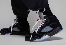 HF3975-001 Air Jordan 5  Black Metallic Reimagined  Men  s Shoes  D  