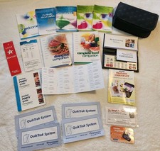 Weight Watchers FLEX Points Kit Books QuikTrak Case slide Calculator