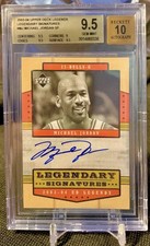 MICHAEL JORDAN 2003-04 UD Legends Legendary Signature BGS 9.5 On Card AUTO 10 SP