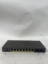 Conmutador inteligente Netgear ProSafe GS110TP 8 puertos Gigabit PoE **Sin adaptador de CA**