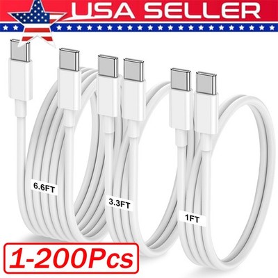 For iPhone 15 Pro Max USB-C Cable Fast Charger Type C Charging Data Cord Lot 