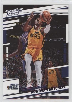 2021-22 Panini Chronicles Prestige Purple 13/49 Donovan Mitchell #68 0a6