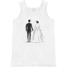 'Minimalist Wedding Couple' Adult Vest / Tank Top AV050466 