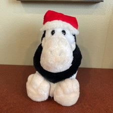 Vintage 1985 Dakin Opus Santa hat Penguin Christmas Plush Stuffed Toy 7  
