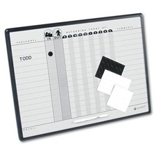 Quartet 781G Magnetic In/Out Board 18x24 Gray DuraMax Surface
