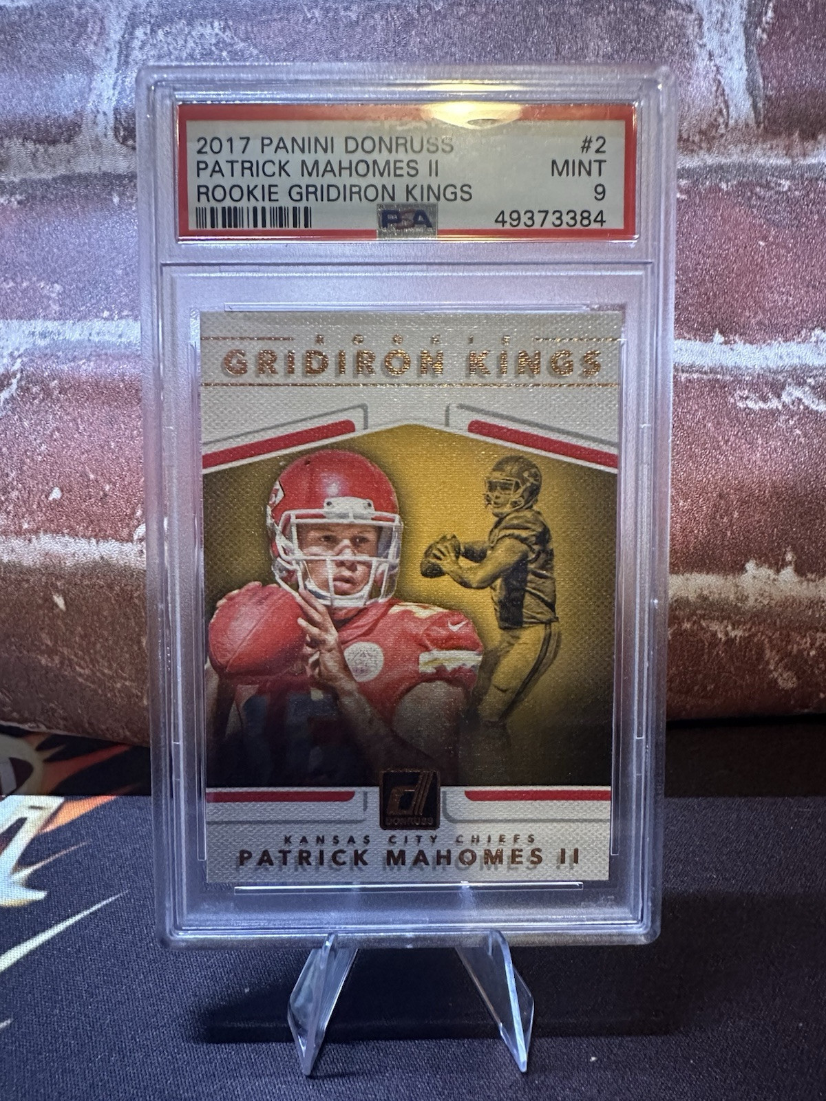2017 Panini Donruss - Rookie Gridiron Kings #2 Patrick Mahomes II (RC)