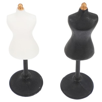  2 Pcs Miniatur Kleiderpuppe Miniatur-Mannequin Miniatur-Kleiderform