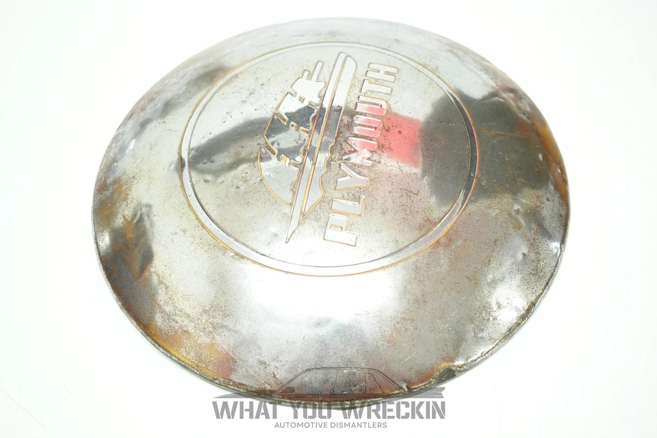 GENUINO TAPACUBOS PLYMOUTH - LOGOTIPO DEL ENVÍO - 1940-1948 - ESPECIAL DELUXE P14 P11 P15 Foto 3 de 4