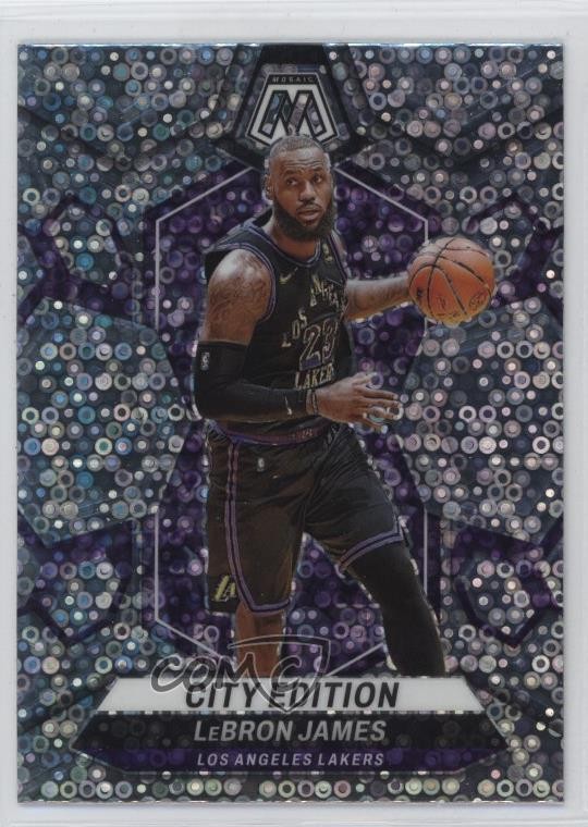2023-24 Panini Mosaic City Edition Fast Break Silver Prizm LeBron James #278 rf2