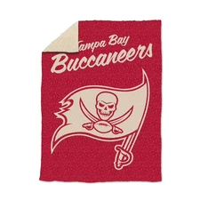 Logo Brands Tampa Bay Buccaneers Luxe Dreams Throw 60" x 80"