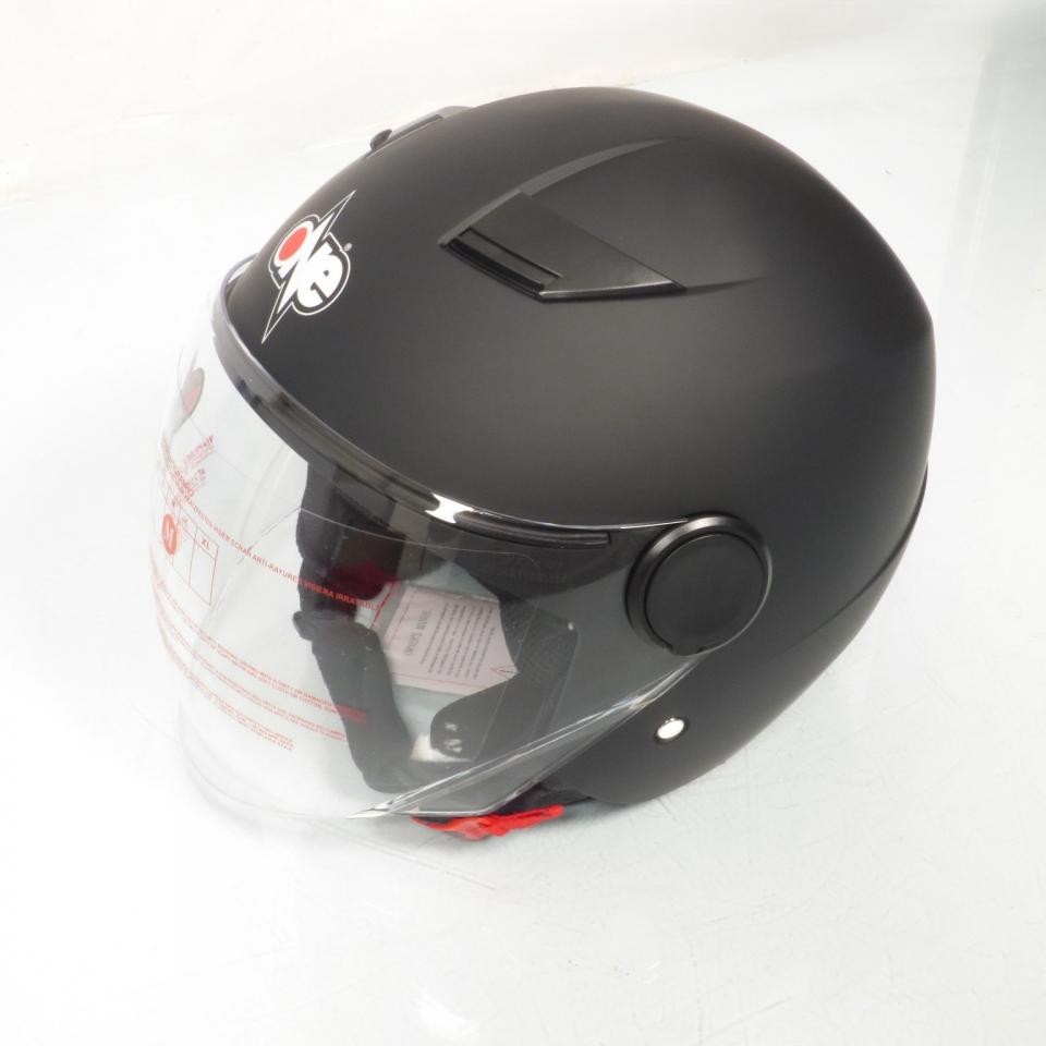Casque jet moto homologué One Nero Opaco taille M 57-58cm pour scooter urbain