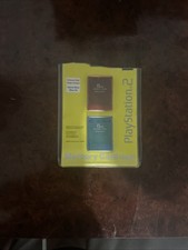OEM Sony Playstation 2 Memory Card 2 Pack Crimson Red  Island Blue NEW Open Box