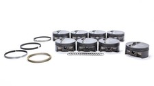 Mahle Pistons Piston And Ring - Powerpak - Forged - Flat Top - 4.040 In Bore -