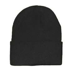 Solid Plain Beanie Hat Cap Knit Ski Skully Cuff Winter Warm Men Women Slouchy
