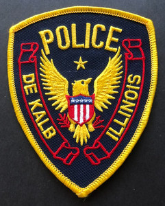 De Kalb Illinois IL Police Sheriff Patch