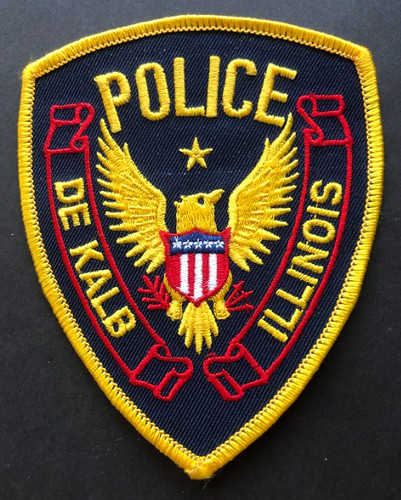 De Kalb Illinois IL Police Sheriff Patch