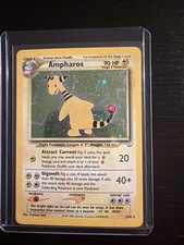 Pokémon Ampharos 1/64 Holo Rare Neo Revelation 2001 WOTC Vintage NM-