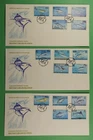 DR WHO 1997 BRITISH VIRGIN ISLANDS 3 FDC GAME FISH COMBO $10 R65215