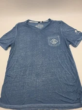 Buffalo Outdoors T-Shirt Man X Large Pocket Blue V-neck.#38195