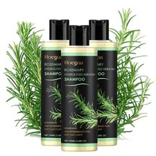 3PCS Rosemary Hair Growth Shampoo Hydrolyzed Keratin Shampoo for Thinning Hair