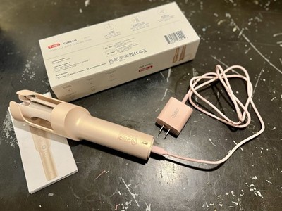 Tymo Curl Pro Cordless 1  Automatic Curling Iron PINK New Open Box