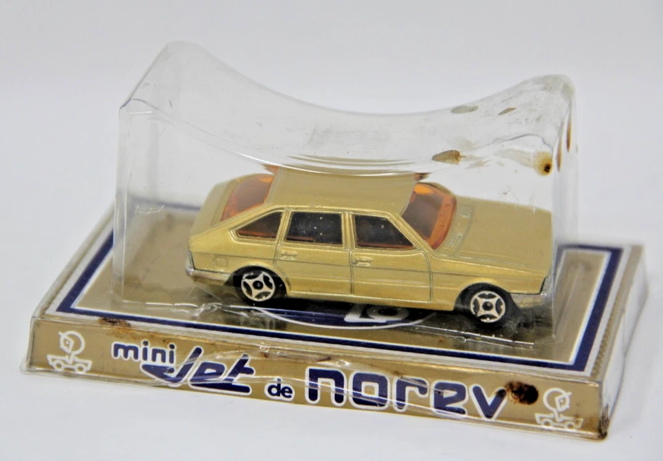 Mini Jet Norev 415 Talbot 1510 Die Cast Car New On Card Rare Gold Color - Image 3 of 4