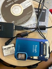 Olympus Tough TG-820 Digital Camera Blue   Screen Not Working
